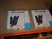 Microfoon shure sm58, 2 tv muurbeugels meliconi - afbeelding 7 van  9