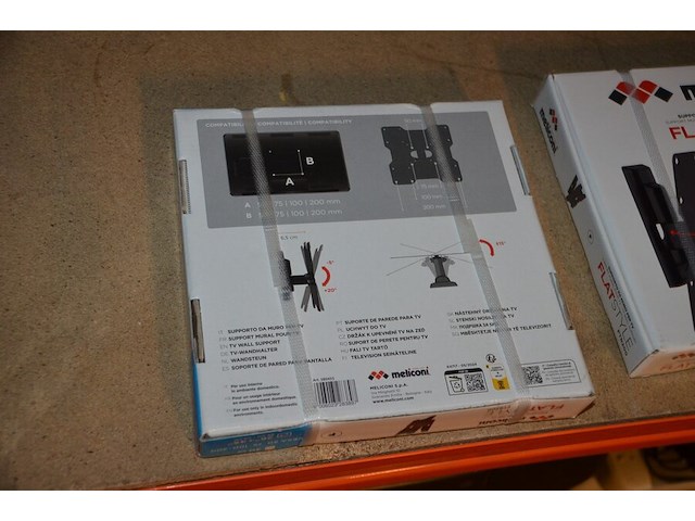 Microfoon shure sm58, 2 tv muurbeugels meliconi - afbeelding 9 van  9