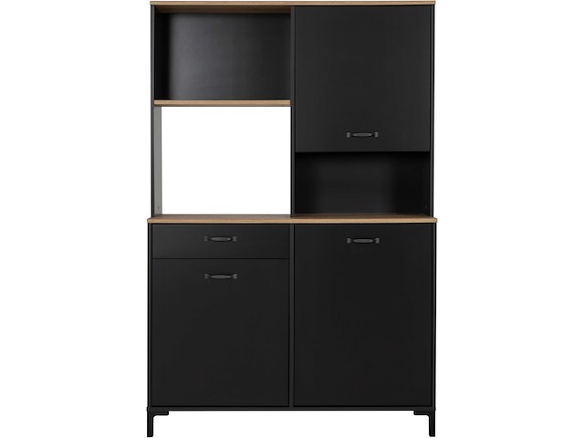 Microgolfkast manchester - 119x41x180cm - helvezia eiken design - afbeelding 1 van  7