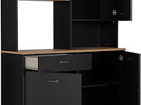 Microgolfkast manchester - 119x41x180cm - helvezia eiken design - afbeelding 2 van  7
