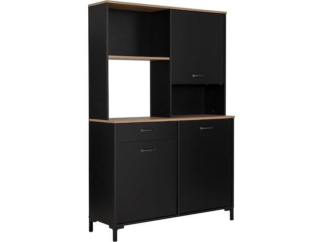 Microgolfkast manchester - 119x41x180cm - helvezia eiken design - afbeelding 3 van  7