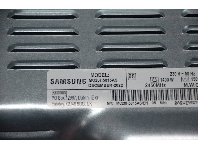 Microgolfoven samsung mc28h5015a (b430) - afbeelding 4 van  5
