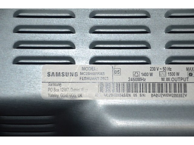 Microgolfoven samsung mc28h5015as (b427) - afbeelding 5 van  6