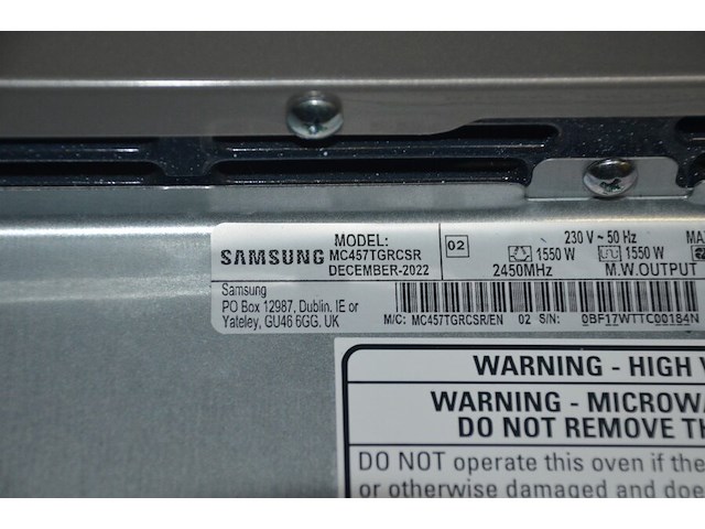 Microgolfoven samsung mc457tgrcsr (b427) - afbeelding 5 van  7