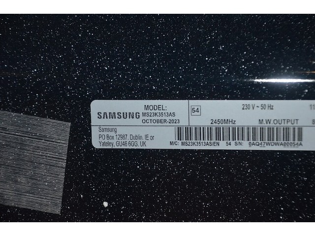Microgolfoven samsung ms23k3513as (b427) - afbeelding 5 van  7