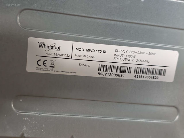 Microgolfoven whirlpool - afbeelding 3 van  3