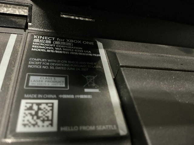 Microsoft xbox 1520 kinect sensor v2 - afbeelding 3 van  4