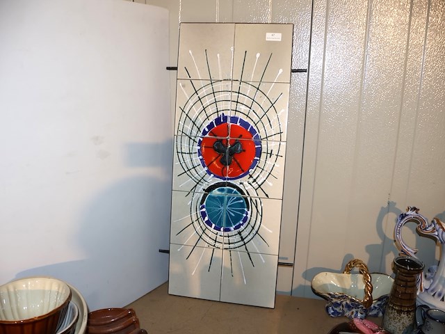 Mid-century wandpaneel - afbeelding 1 van  5