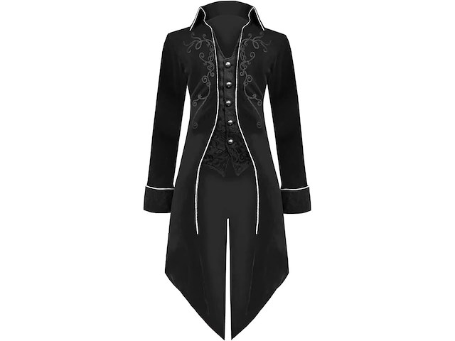 Middeleeuws steampunk jas voor heren - afbeelding 1 van  3