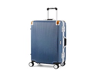 Middelgrote zwitserse militaire 4-wiel draaibare hardside koffer 24" pacific blue - afbeelding 1 van  6