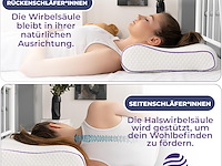 Middelsterk neksteunkussen 55x37cm - afbeelding 3 van  5