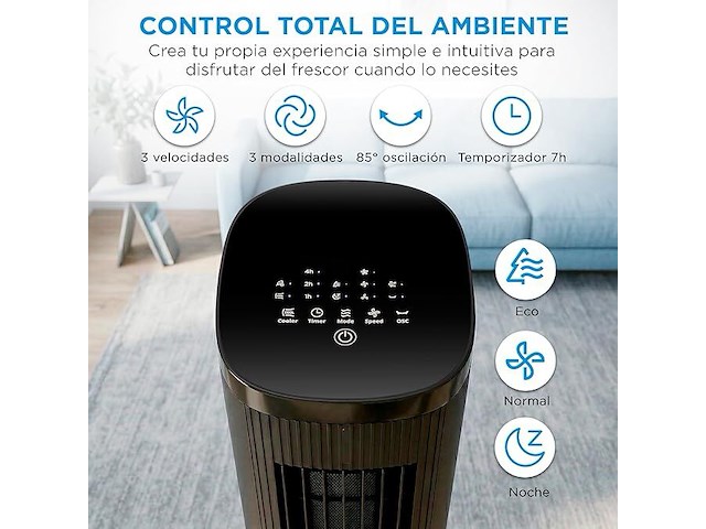 Midea 5 l 3-in-1 toren aircooler - afbeelding 2 van  5