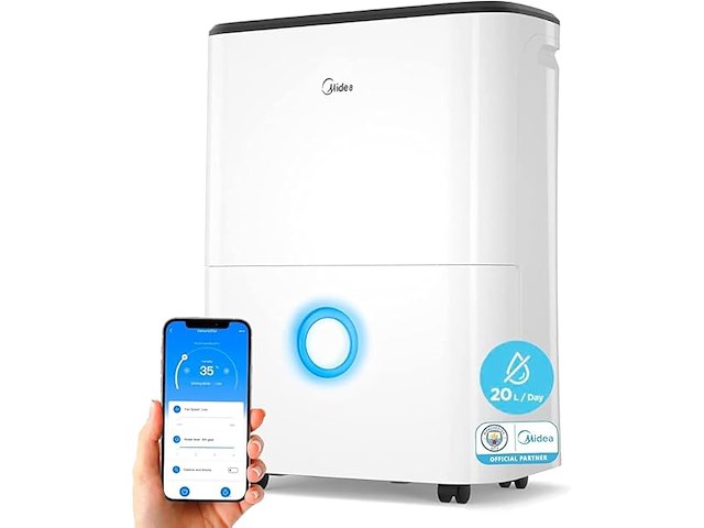 Midea luchtontvochtiger (20 l) - afbeelding 1 van  3