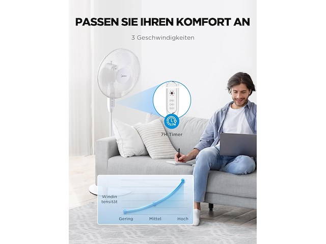 Midea staande ventilator - afbeelding 3 van  3