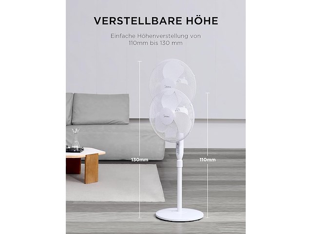Midea vloerventilator - afbeelding 2 van  4
