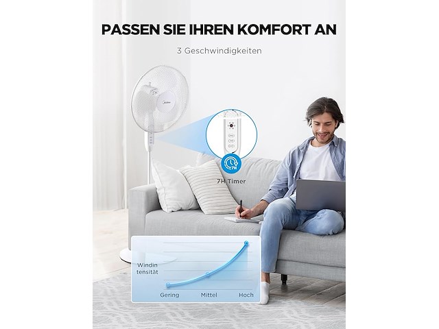 Midea vloerventilator - afbeelding 4 van  4