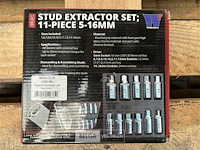 Midlock stud extractor set 11-piece 5-16mm - afbeelding 2 van  2