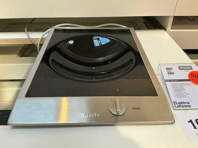 Miele cs 1223 wok kookplaat - afbeelding 2 van  4