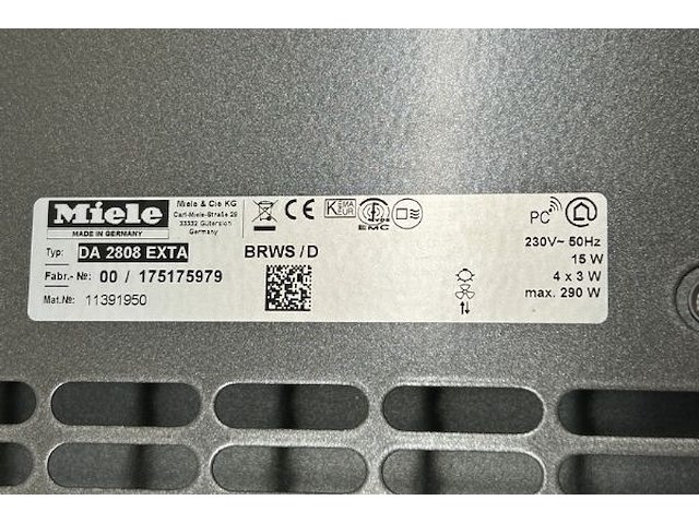 Miele dampkap - afbeelding 5 van  8