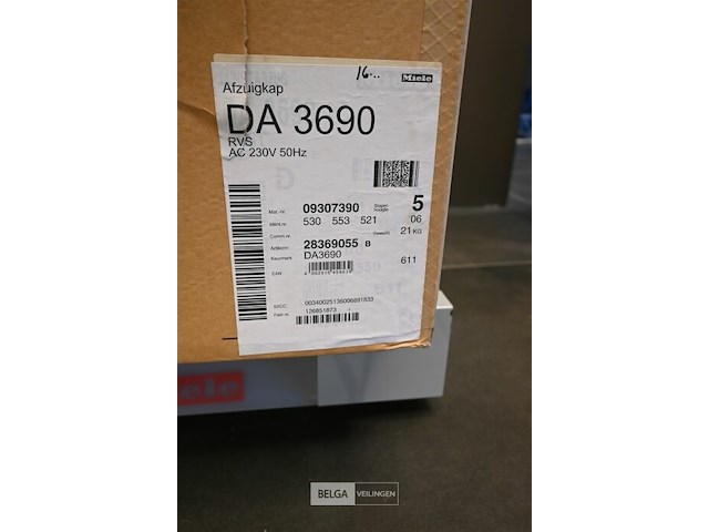 Miele dampkap - afbeelding 3 van  3