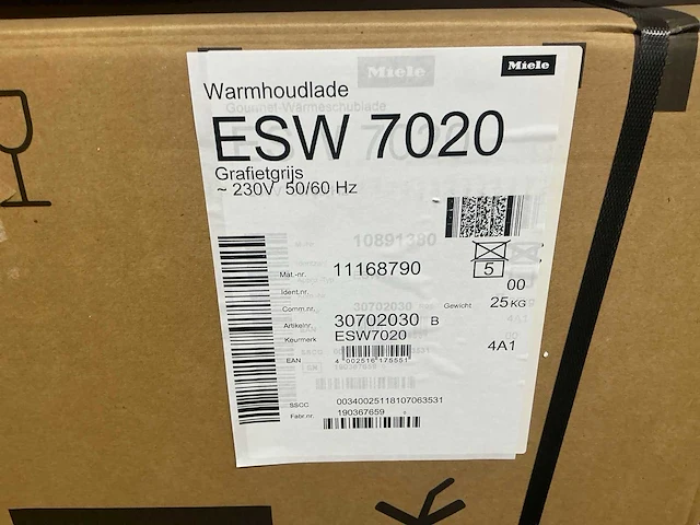 Miele esw 7020 warmhoudlade - afbeelding 4 van  5