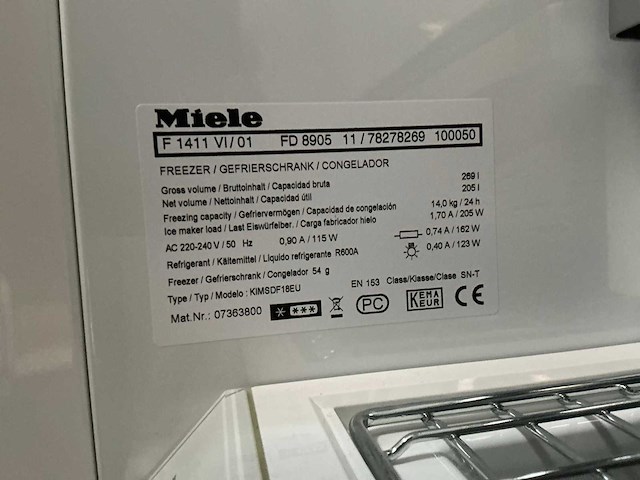 Miele f 1411 vi inbouwkoelkast - afbeelding 3 van  3