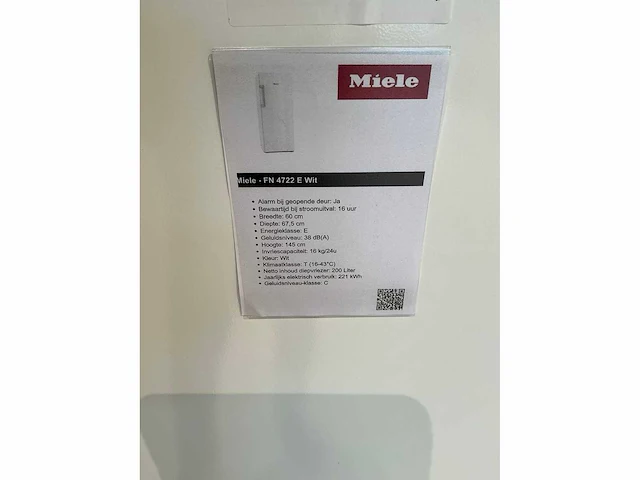 Miele fn 4722 e vriezer - afbeelding 4 van  6