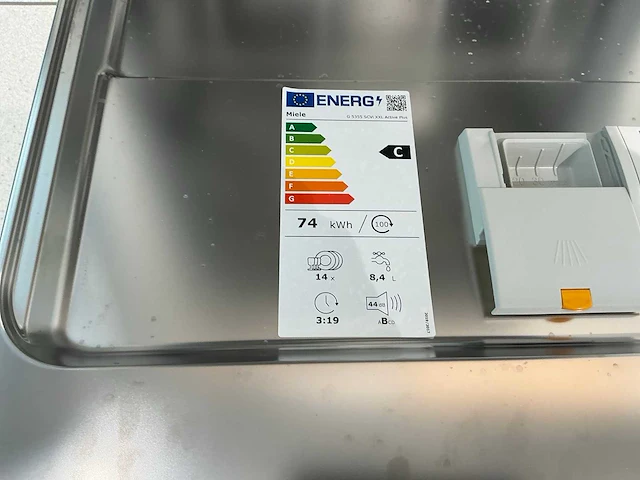 Miele g 5355 scvi xxl inbouw vaatwasser - afbeelding 6 van  8