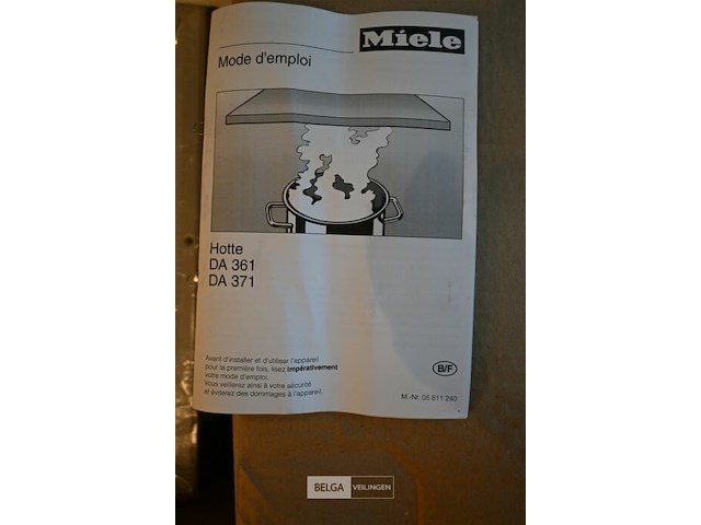 Miele inbouwdampkap - afbeelding 2 van  2