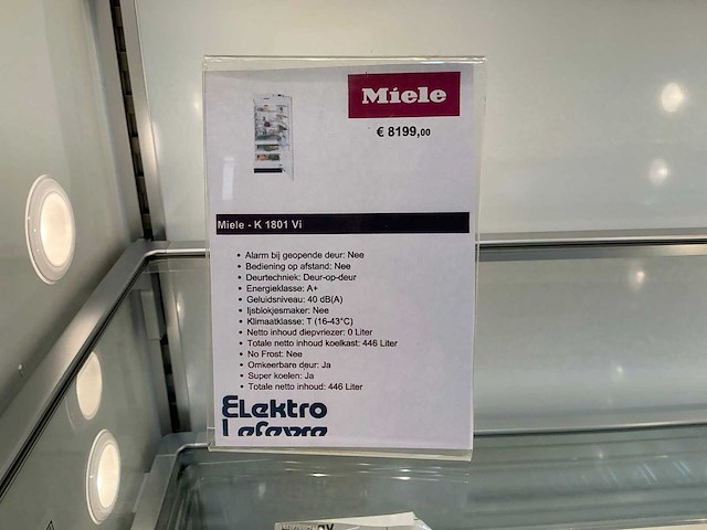 Miele inbouwkoelkast - afbeelding 4 van  8