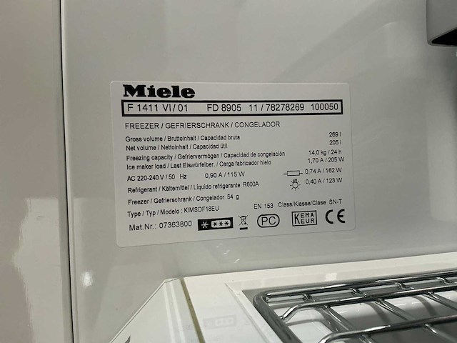 Miele inbouwkoelkast - afbeelding 7 van  8