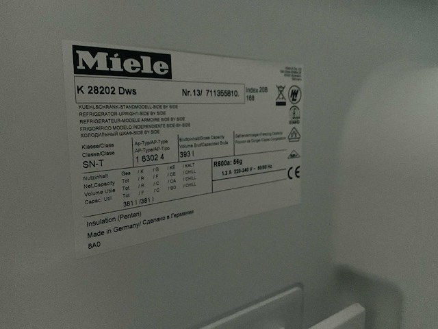 Miele k 28202 dws koelkast - afbeelding 7 van  7