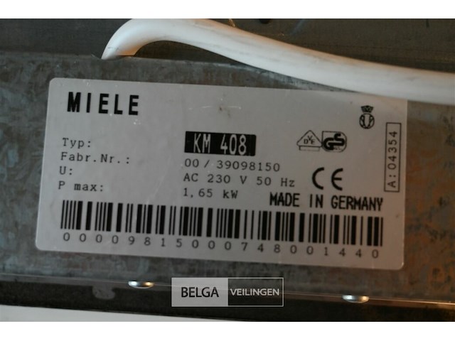 Miele kookplaat - afbeelding 2 van  2