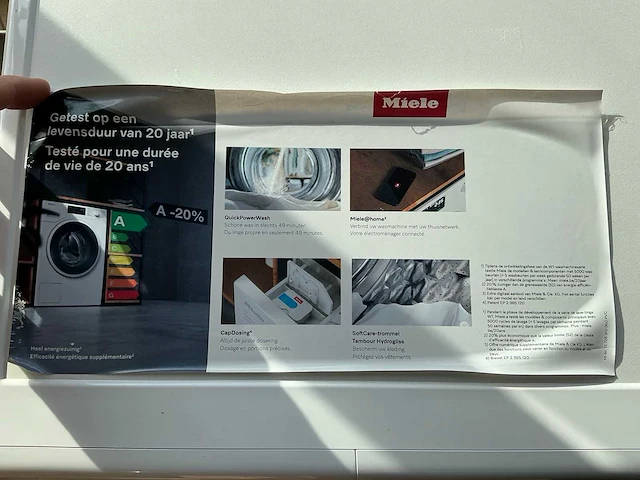 Miele web375 wps wasmachine - afbeelding 6 van  10