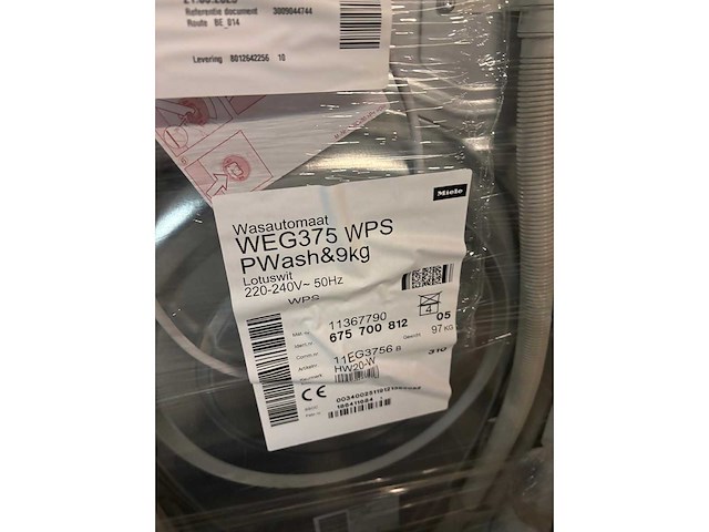 Miele weg375wps - nieuwe wasmachine - afbeelding 7 van  7