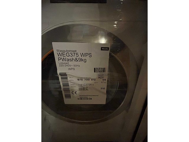 Miele weg375wps - nieuwe wasmachine - afbeelding 2 van  7