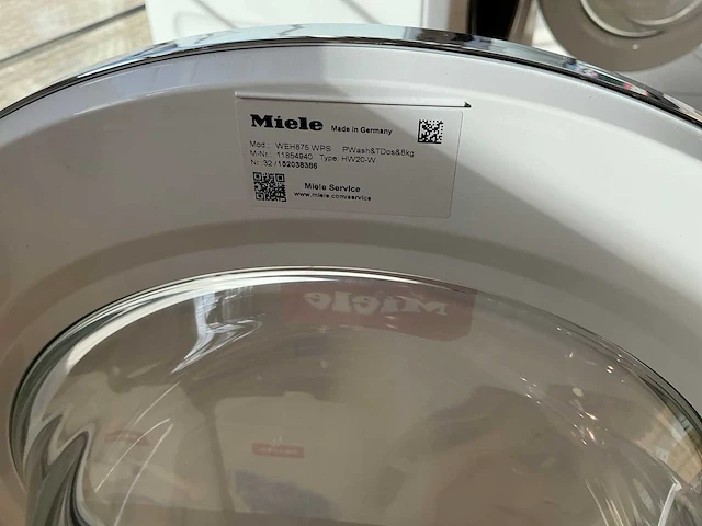 Miele weh875 wps wasmachine - afbeelding 8 van  8