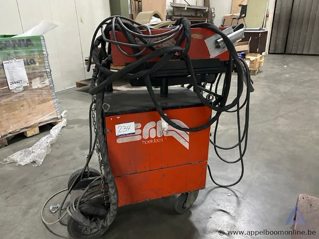Mig lasmachine erfi mig 305, inclusief laspistool en massakabel. - afbeelding 1 van  3