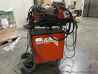 Mig lasmachine erfi mig 305, inclusief laspistool en massakabel.