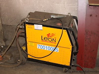 Mig/mag lasapparaat, leon welda, mig 356 micro, met af 56.4r h draadaanvoerunit, 300a, 230v/400v, werking niet gekend