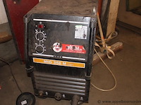 Mig/mag lasapparaat, leon welda, mig 356 micro, met af 56.4r h draadaanvoerunit, 300a, 230v/400v, werking niet gekend - afbeelding 2 van  5