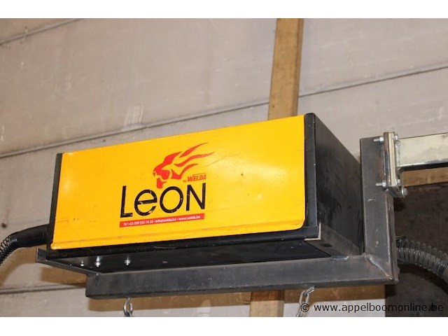 Mig/mag lasapparaat, leon welda, mig 356 micro, met af 56.4r h draadaanvoerunit, 300a, 230v/400v, werking niet gekend - afbeelding 4 van  5