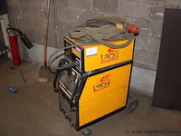 Mig/mag lasapparaat, leon welda, mig 356 micro, met af 56.4r h draadaanvoerunit, 300a, 230v/400v, werking niet gekend