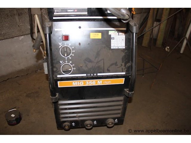 Mig/mag lasapparaat, leon welda, mig 356 micro, met af 56.4r h draadaanvoerunit, 300a, 230v/400v, werking niet gekend - afbeelding 2 van  4