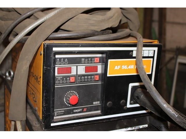 Mig/mag lasapparaat, leon welda, mig 356 micro, met af 56.4r h draadaanvoerunit, 300a, 230v/400v, werking niet gekend - afbeelding 4 van  4