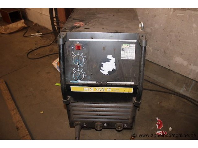 Mig/mag lasapparaat, leon welda, mig 356 micro, met af 56.4r h draadaanvoerunit, 300a, 230v/400v, werking niet gekend - afbeelding 2 van  5