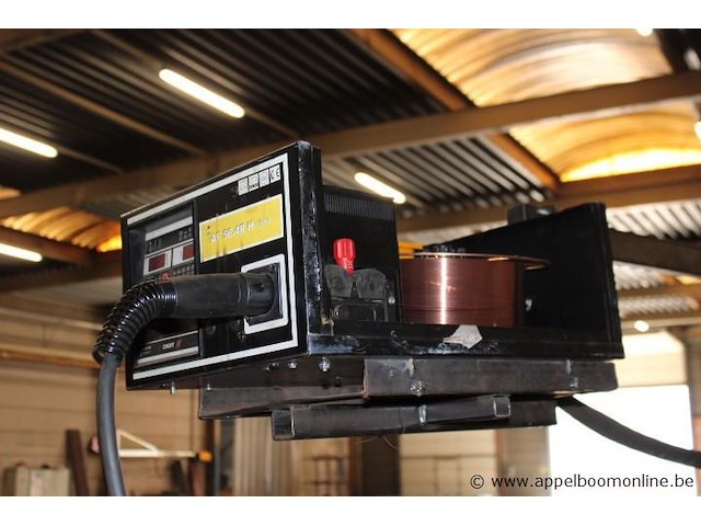Mig/mag lasapparaat, leon welda, mig 356 micro, met af 56.4r h draadaanvoerunit, 300a, 230v/400v, werking niet gekend - afbeelding 4 van  5