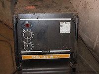 Mig/mag lasapparaat, leon welda, mig 356 micro, met af 56.4r h draadaanvoerunit, 300a, 230v/400v, werking niet gekend - afbeelding 2 van  5