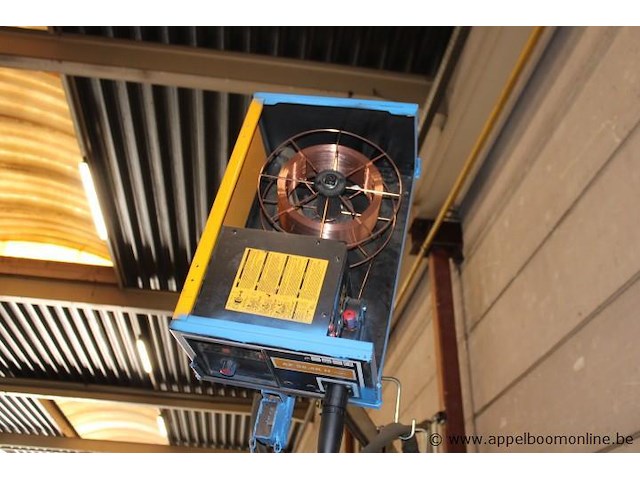 Mig/mag lasapparaat, leon welda, mig 356 micro, met af 56.4r h draadaanvoerunit, 300a, 230v/400v, werking niet gekend - afbeelding 4 van  5