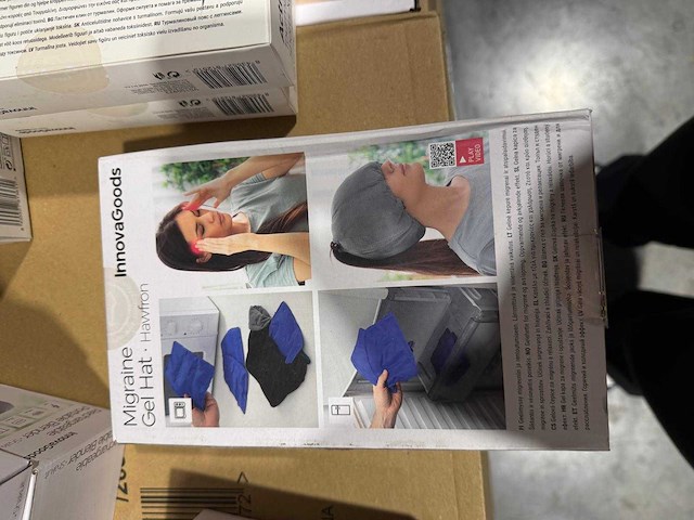 Migraine gel hat – innovagoods – 4 stuks - afbeelding 1 van  4